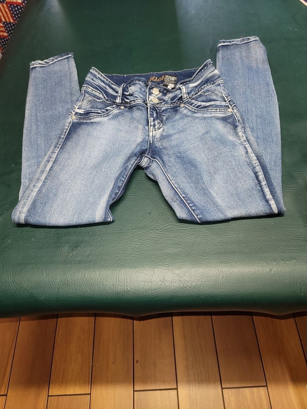 Light Blue Women's Skinny Jeans - Unbranded